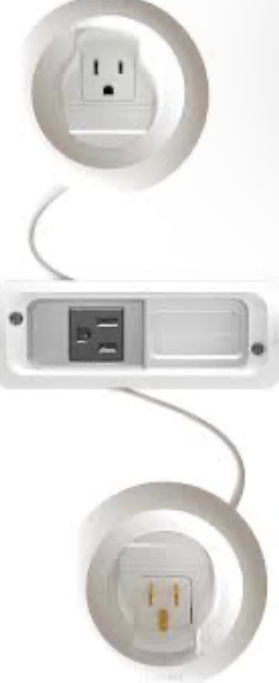 Sanus In-Wall Cable Concealer Power Grommet Kit